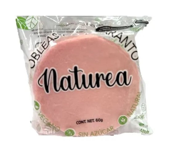 Oblea de amaranto sabor Pink Chai 60g