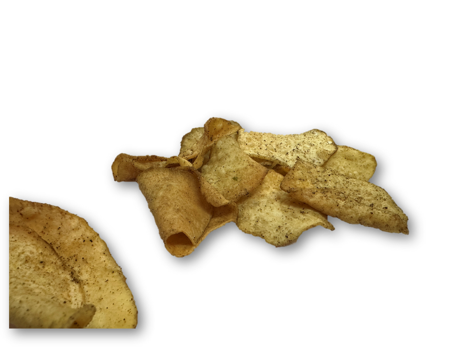 Chips de Jícama Salsas Negras