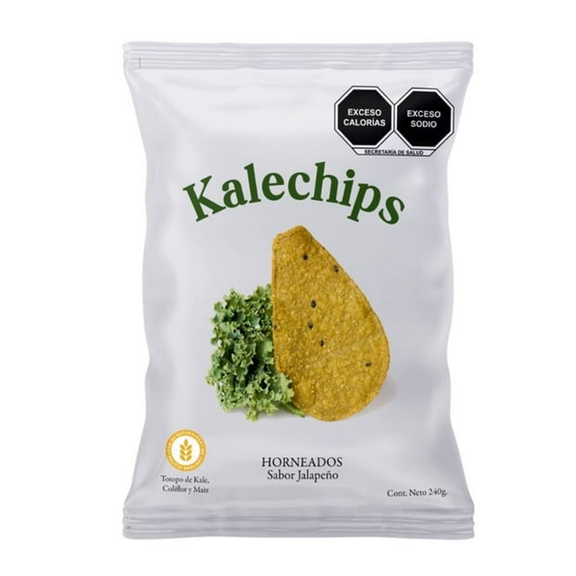Chips de Kale sabor Jalapeño 240g Manna Foods