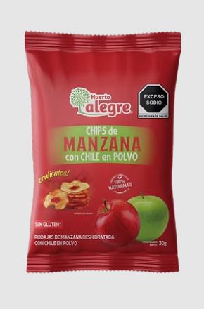 Chips de Manzana con Chile en polvo Huerto Alegre