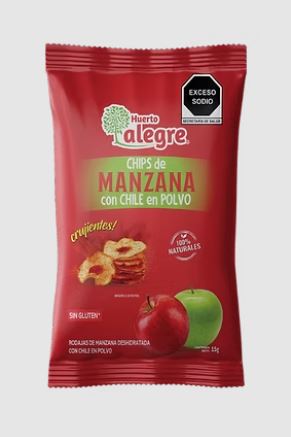 Chips de Manzana con Chile en polvo Huerto Alegre