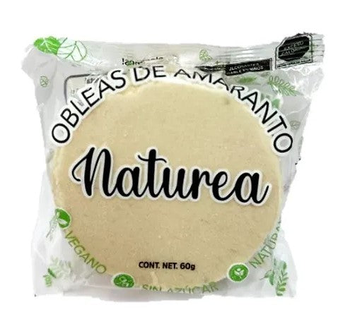 Oblea de amaranto sabor Natural 60g