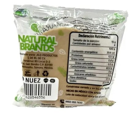 Oblea de amaranto sabor Nuez 60g
