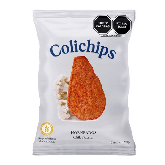 Chips de Coliflor sabor Chile 240g Manna Foods