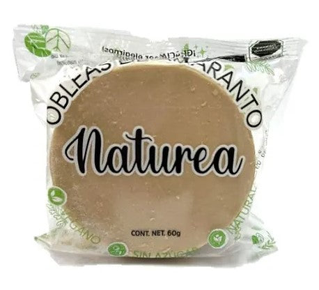 Oblea de amaranto sabor Capuccino 60g