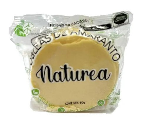 Oblea de amaranto sabor Golden Milk 60g