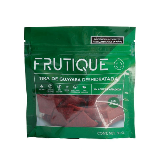 Tira de Guayaba deshidratada sin azúcar 50gr Frutique