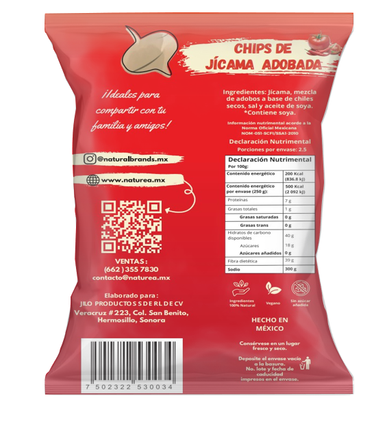 Chips de Jícama Adobada