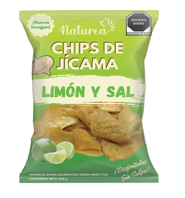 Chips de Jícama Limón y Sal