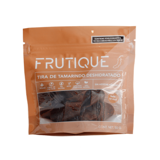 Tira de Tamarindo deshidratado sin azúcar 50gr Frutique